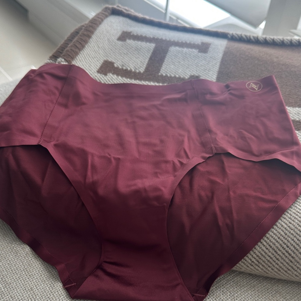 BNWOT Adrienne Vittadini Maroon Briefs